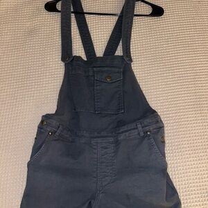 Dark Blue Overall Shorts